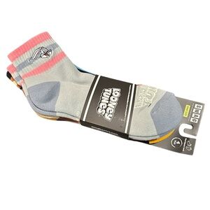 SWAG Looney Tunes Warner Brothers Men’s Performance Quarter Socks 4-Pack NEW